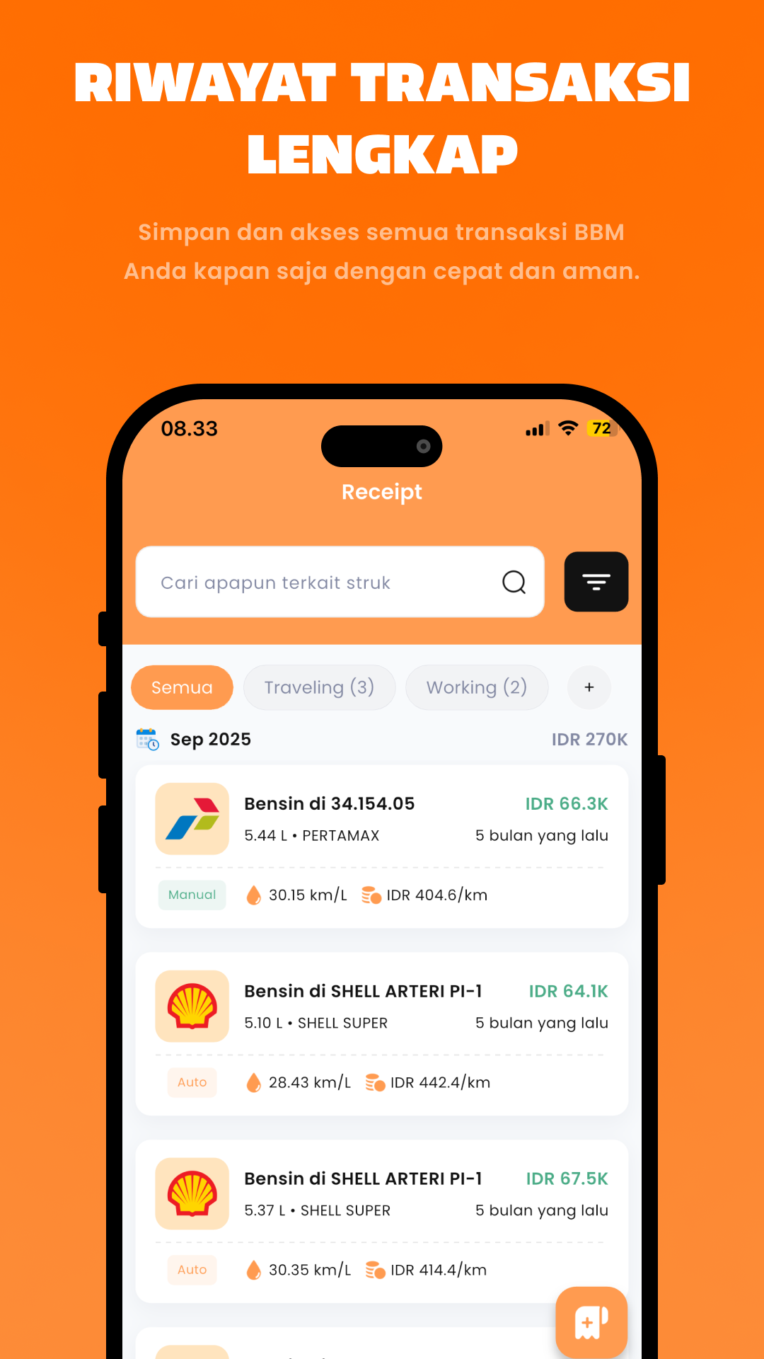 App Fuelmeter - App Store: Cara Praktis Mencatat BBM dan Perawatan Kendaraan di iPhone
