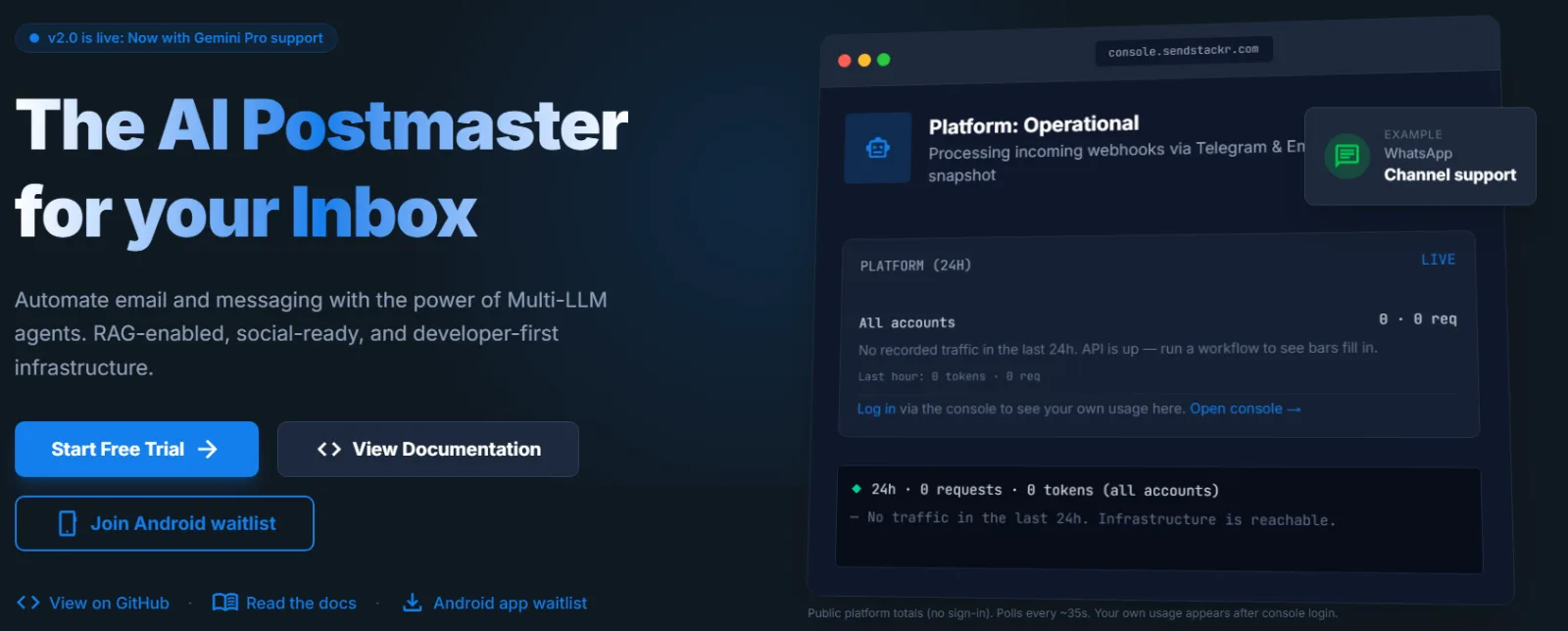 SendStackr, AI Postmaster untuk Otomasi Email dan Messaging yang Lebih Siap Produksi