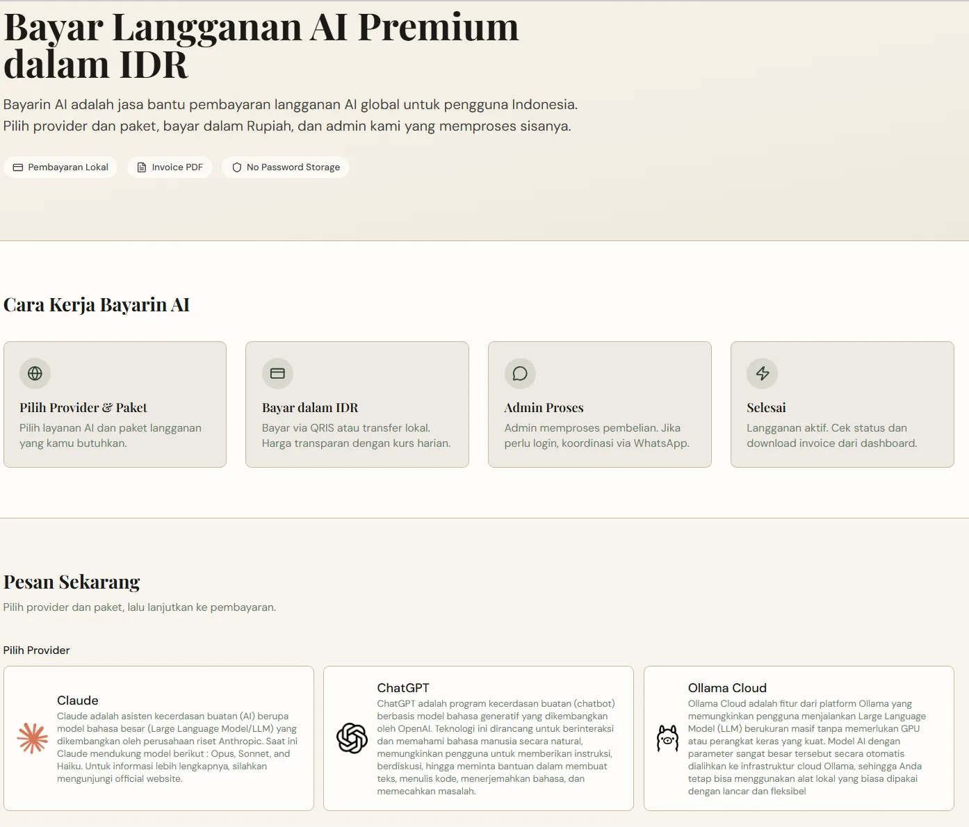 Cara Membeli ChatGPT Dengan QRIS: Praktis via Bayarin AI