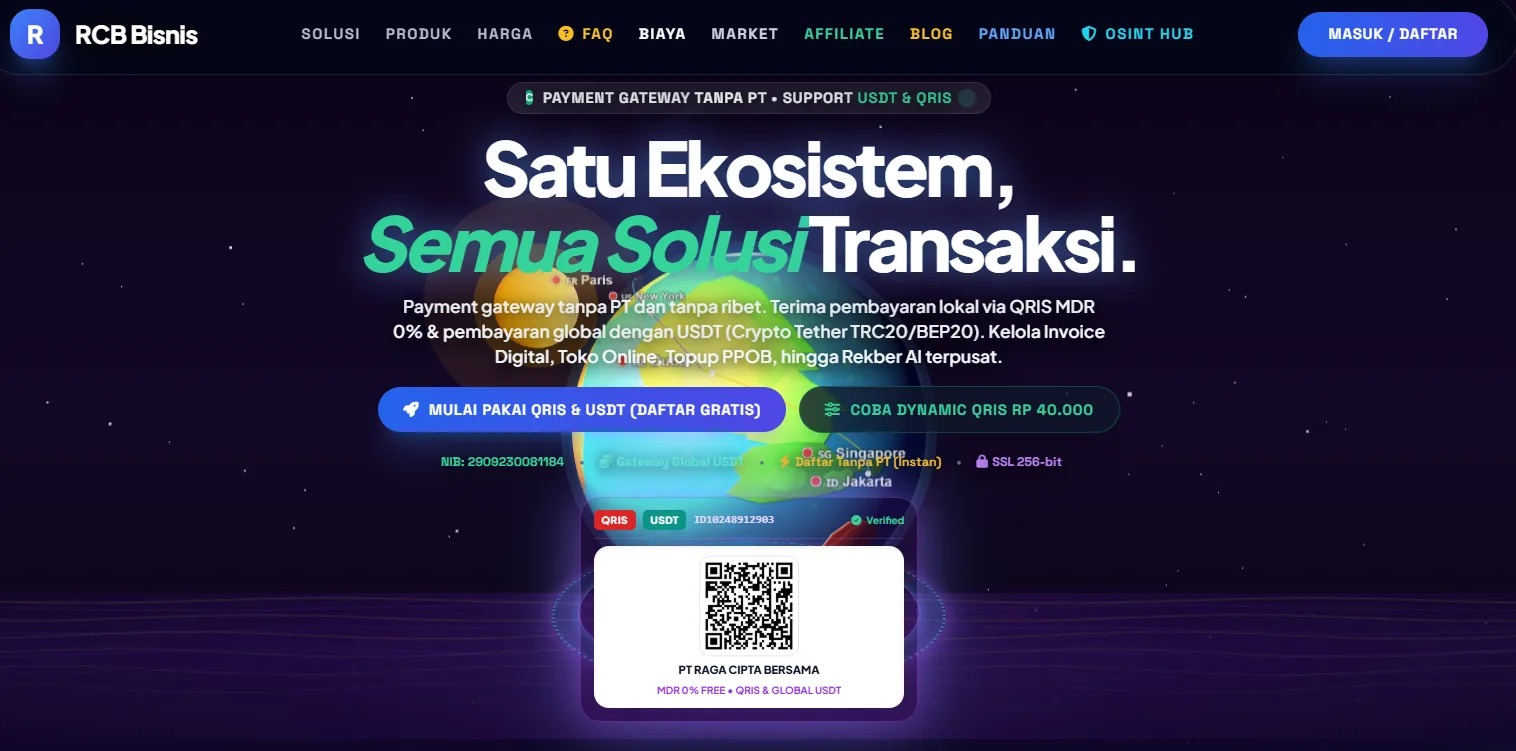 Review RCB Bisnis: Payment Gateway UMKM Tanpa Syarat PT, Escrow AI, dan Toko Digital